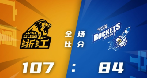 CBA-威尔哲28+10+5孙铭徽14+11 广厦107-84大胜送宁波10连败